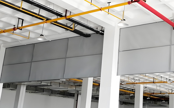 商场防烟分区常闭节点:阜康挡烟垂壁高度与控制器接线图解 商场防烟分区常闭节点:阜康挡烟垂壁高度与控制器接线图解